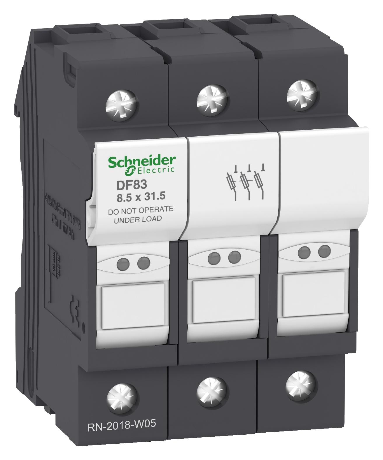 Schneider Electric Df83 Fuse Holder 3P 25A For Fuse 8.5 X