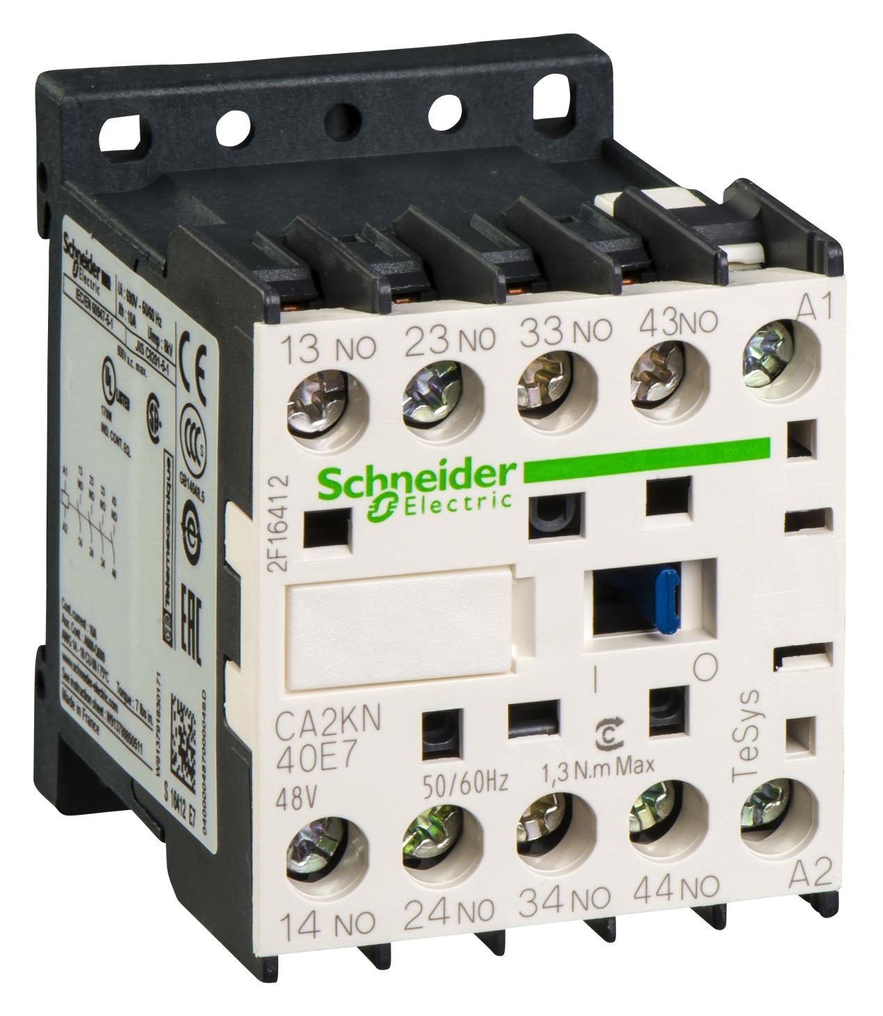 Schneider Electric Ca2Kn40E7 Control Relay 4No Contacts