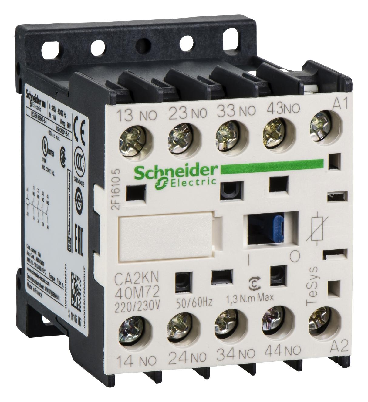 Schneider Electric Ca2Kn40M72 Control Relay 4No Contacts