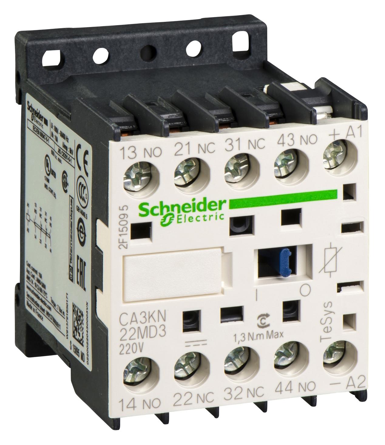 Schneider Electric Ca3Kn22Md3 Control Relay 2No 2Nc Contacts