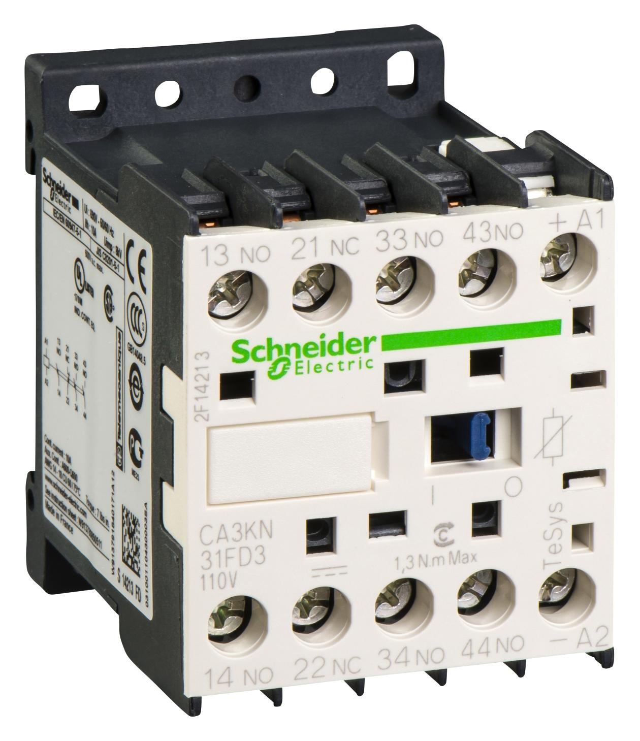 Schneider Electric Ca3Kn31Fd3 Control Relay 3No 1Nc Contacts