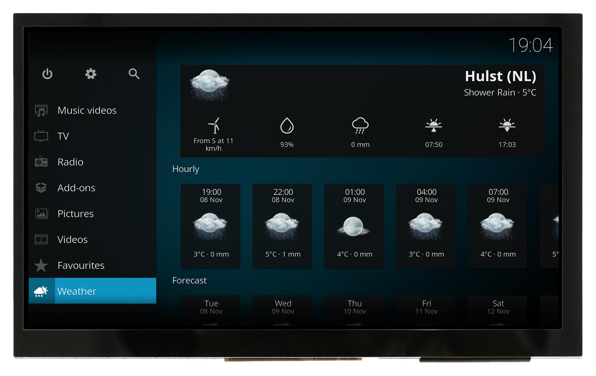 Midas Displays Mct070Hdmi-A-Ctp Tft Lcd Display, 800 X 480Pixel, 7, Ctp