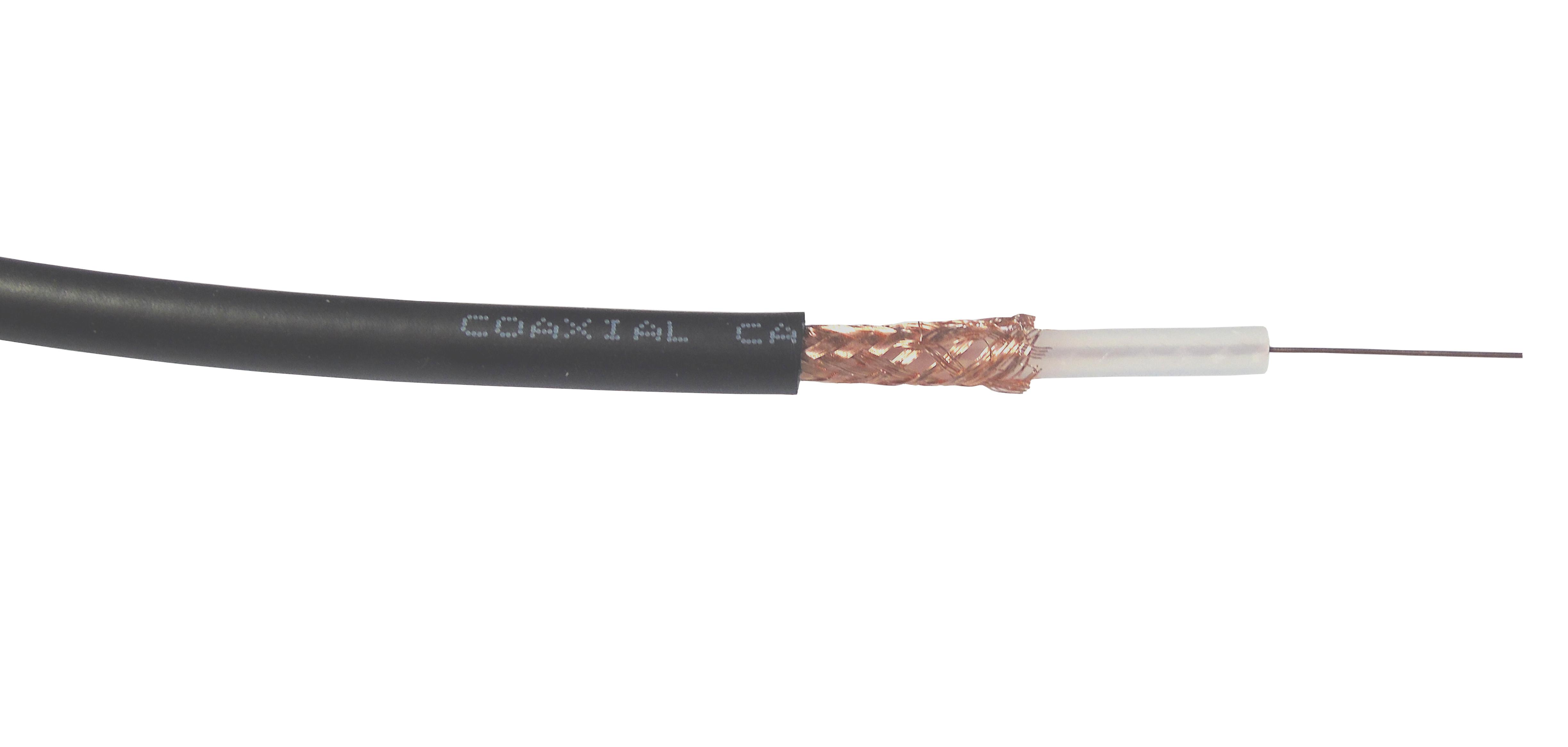 Multicomp Pro Rg59 Coax Cable, Rg59, 75 Ohm, 100M