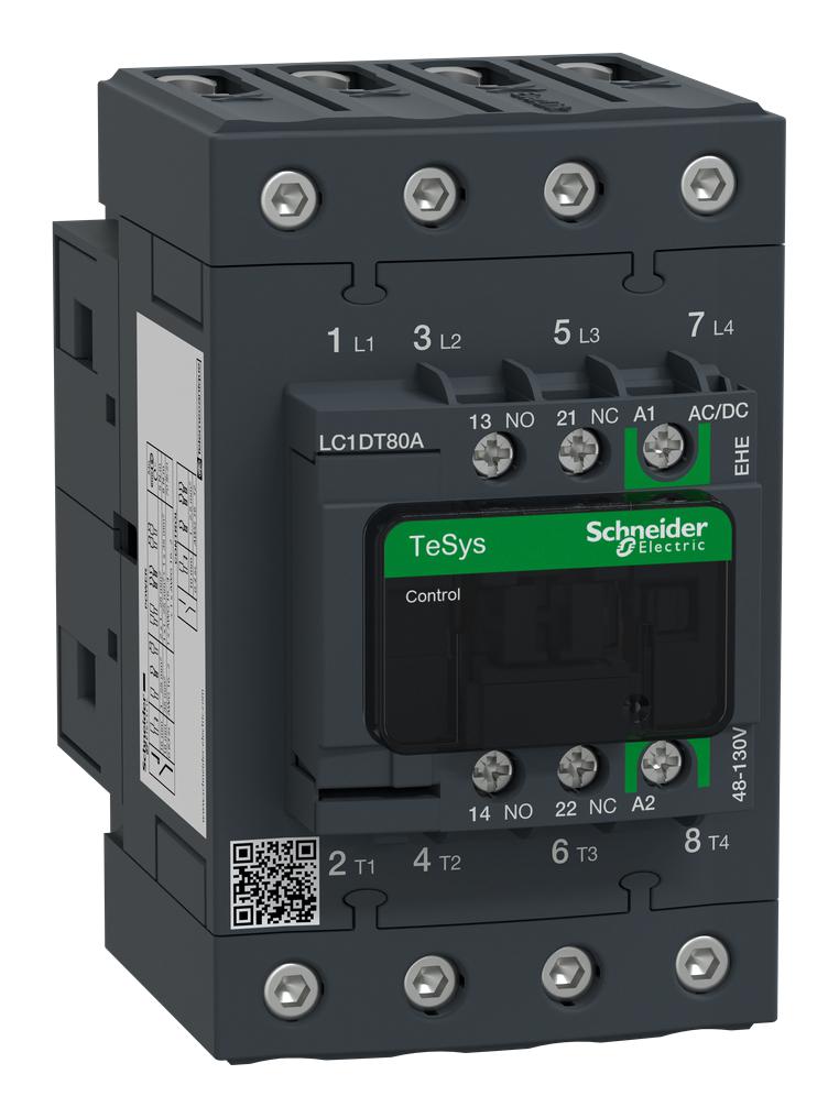 Schneider Electric Lc1Dt80Aehe 4P-Ac1 440V 80A 48-130V Acdccoil