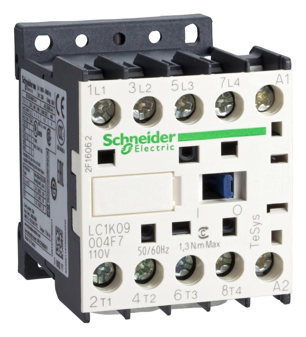 Schneider Electric Lc1K09008M7 Contactor-2No 2Nc 20A Ac1 Poles