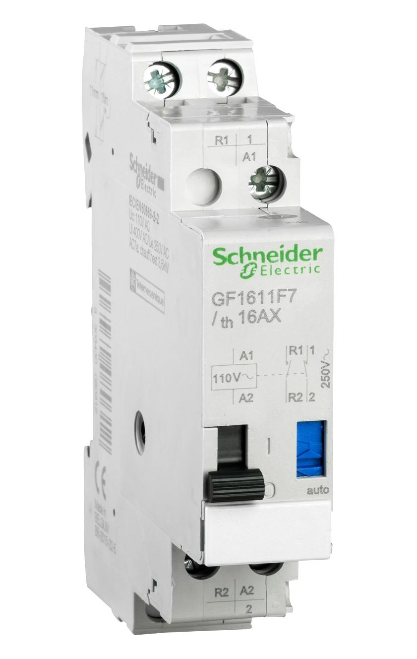 Schneider Electric Gf1611F7 Impulse Relay 1No 1Nc 16A Pole