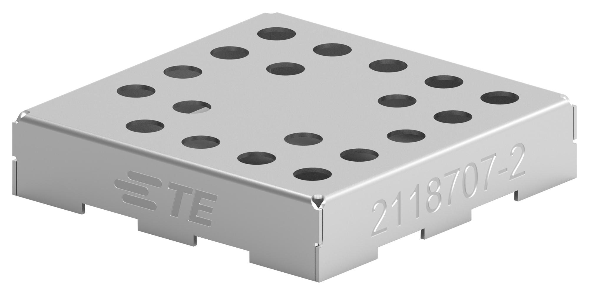 Te Connectivity 2118707-2 Emi Shielding Gasket, 16.5X16.5X3.6 Mm