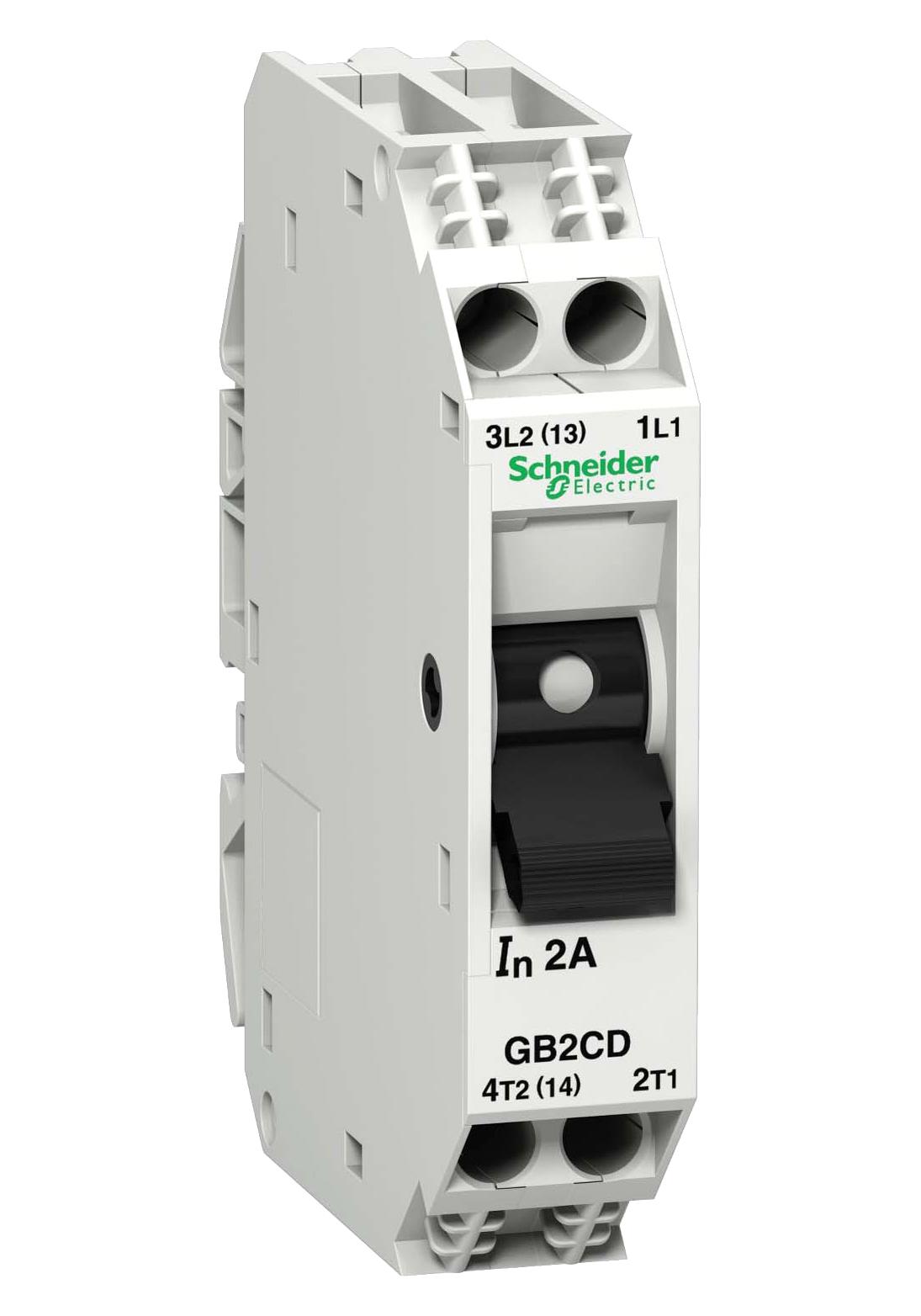 Schneider Electric Gb2Cd08 Thermomagnetic Ckt Breaker, 1P, 3A