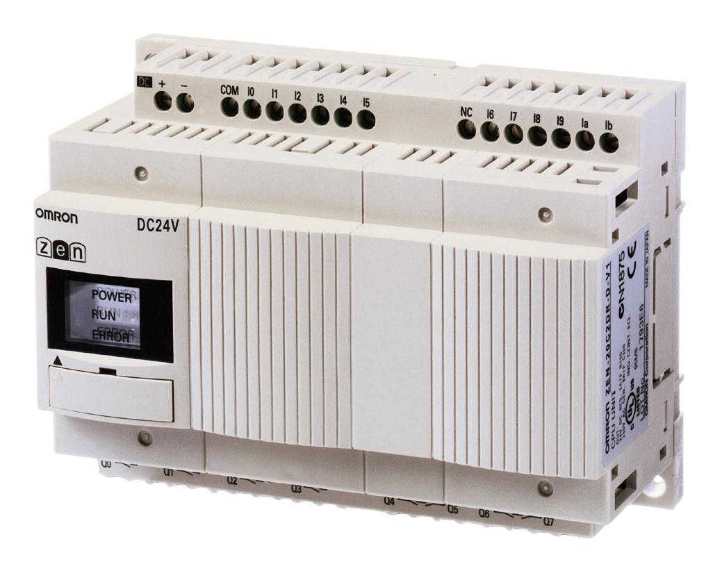 Omron Industrial Automation Zen-20C2Dt-D-V2 Plc, 20 I/o, Din Rail