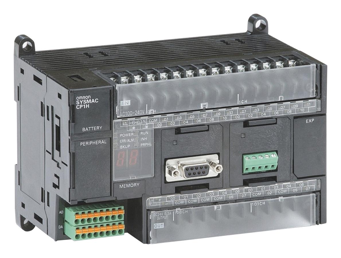 Omron Industrial Automation Cp1H-X40Dt-D Plc Programmer, 24I/p, 16O/p, 24Vdc