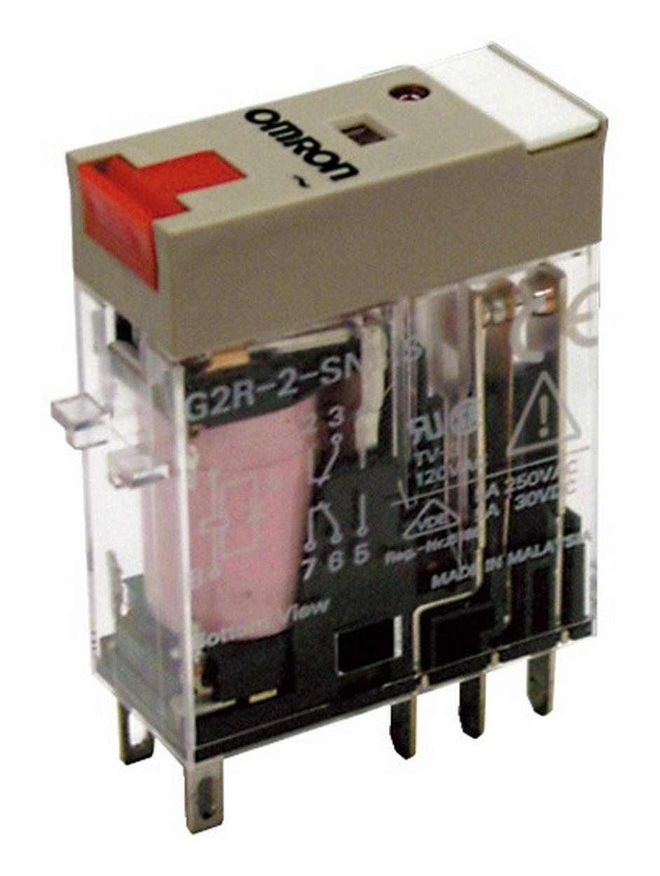 Omron Industrial Automation G2R-2-Sni Ac120(S) Power Relay, Dpdt, 120V, 5A, Socket