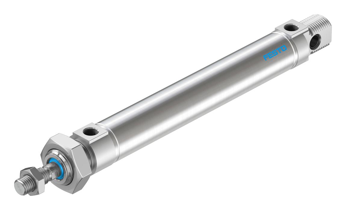 Festo Dsnu-25-125-P-A Cylinder, Dbl Acting, 25mm, 10Bar, 125mm