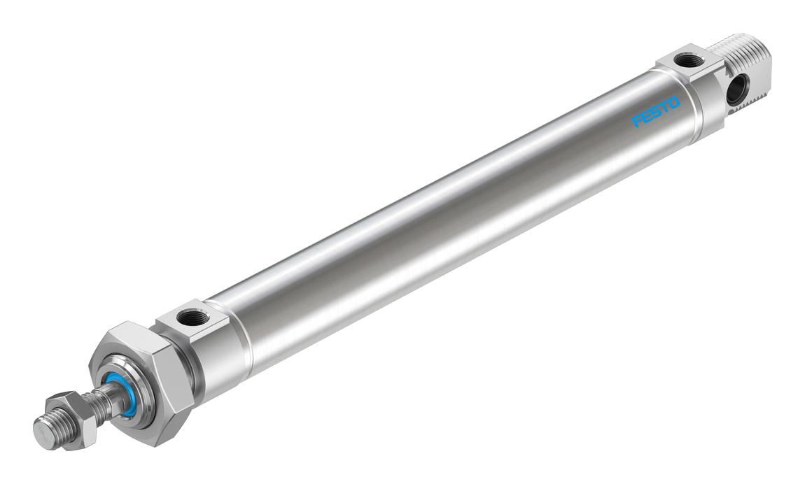 Festo Dsnu-25-160-P-A Cylinder, Dbl Acting, 25mm, 10Bar, 160mm