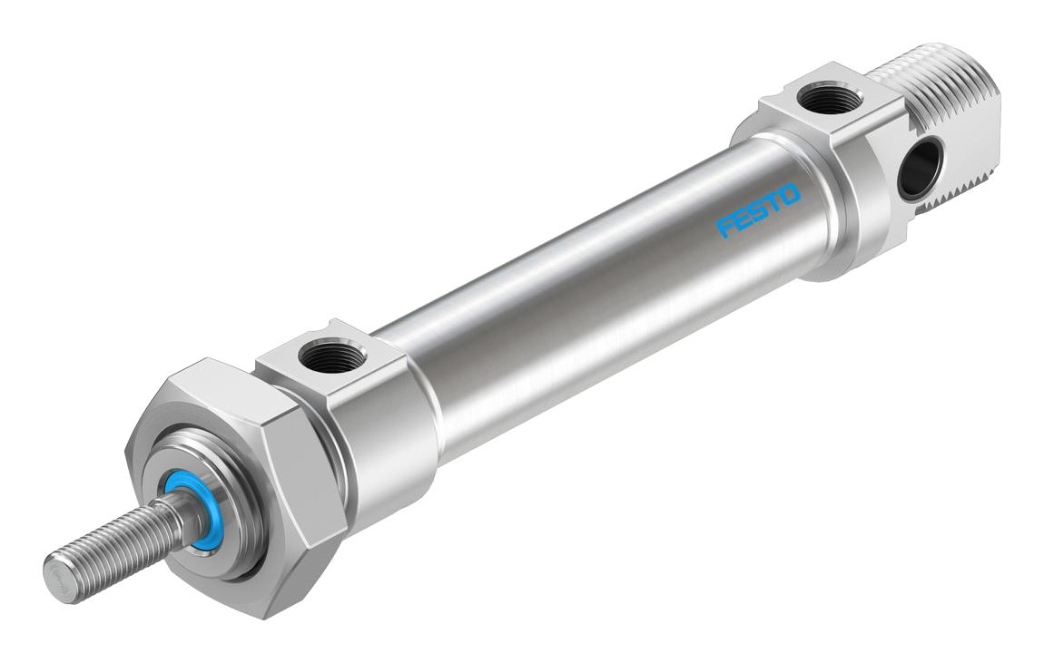 Festo Dsnu-20-50-Ppv-A Cylinder, Dbl Acting, 20mm, 10Bar, 50mm