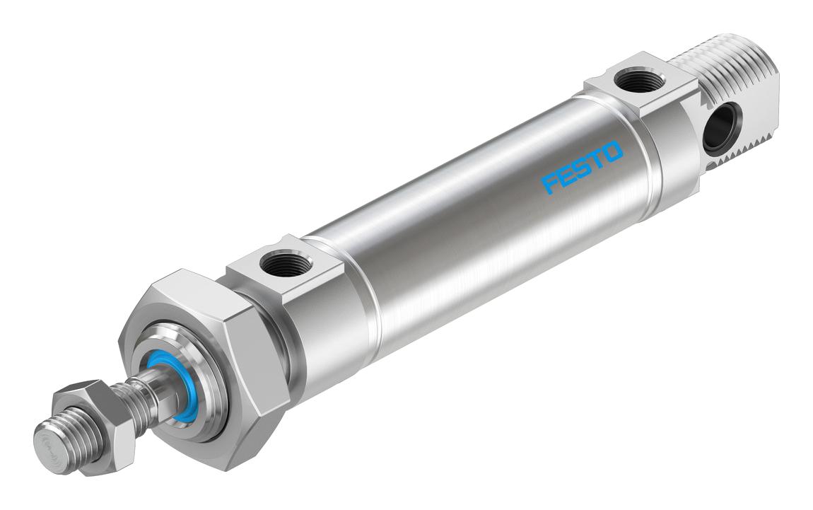 Festo Dsnu-25-40-Ppv-A Cylinder, Dbl Acting, 25mm, 10Bar, 40mm