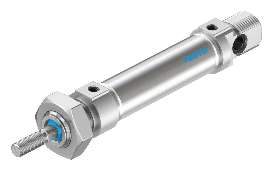 Festo Dsnu-16-25-Ppv-A Cylinder, Dbl Acting, 16mm, 10Bar, 25mm