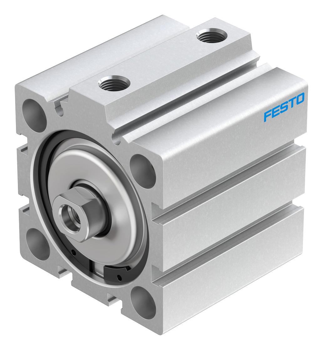 Festo Advc-50-20-I-P-A Cylinder, Dbl Acting, 50mm, 10Bar, 20mm