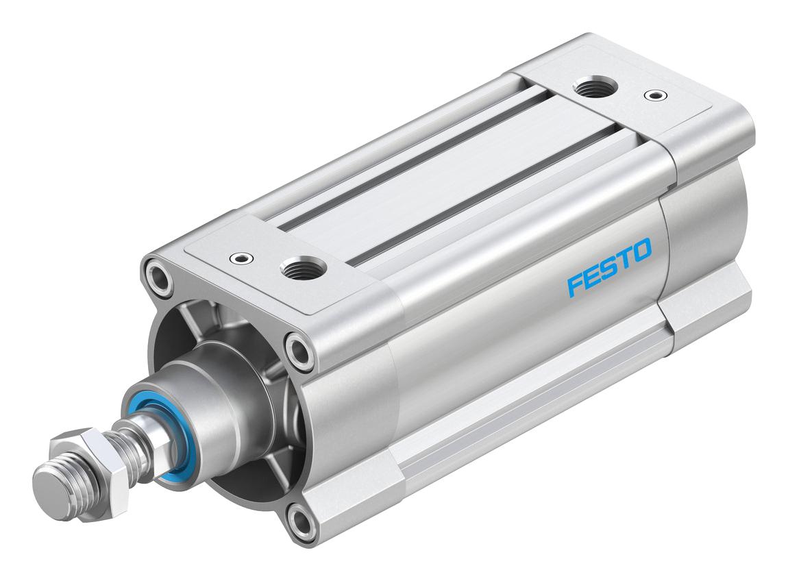 Festo Dsbc-80-100-Ppva-N3 Cylinder, Dbl Acting, 80mm, 12Bar, 100mm