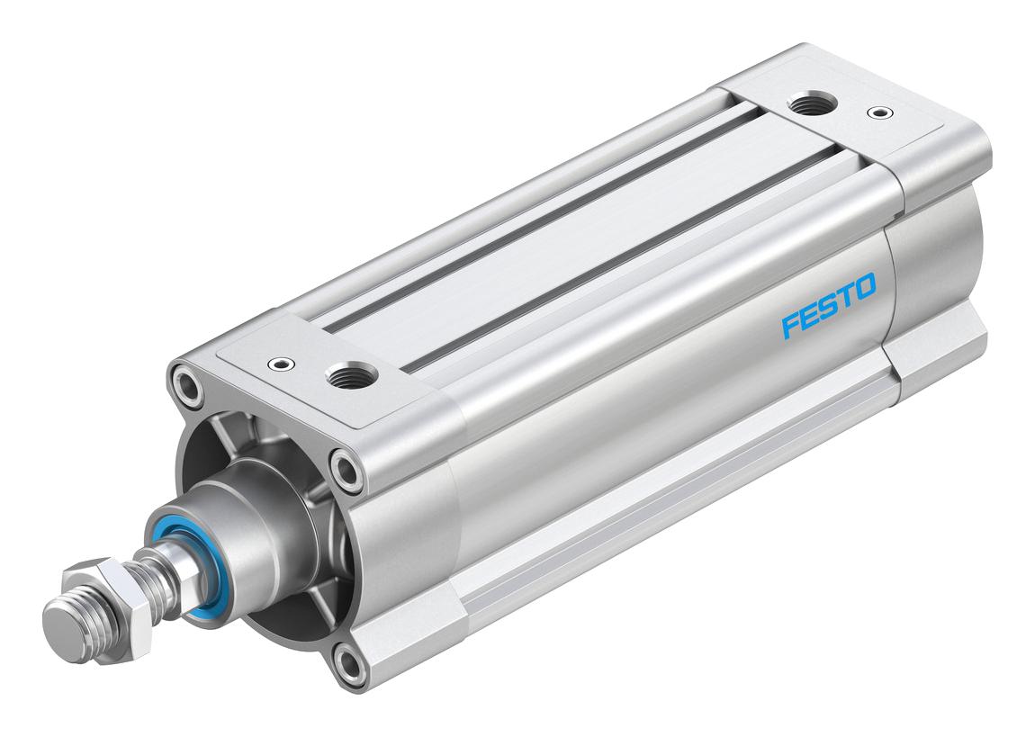 Festo Dsbc-80-160-Ppva-N3 Cylinder, Dbl Acting, 80mm, 12Bar, 160mm