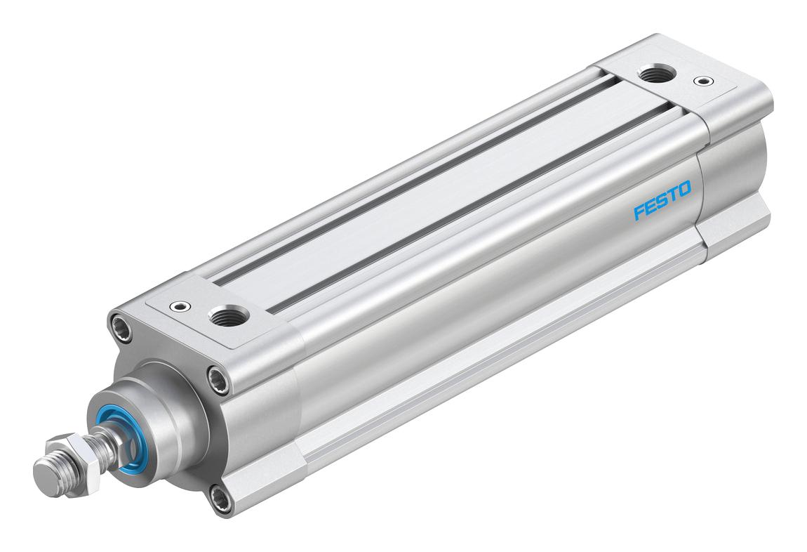 Festo Dsbc-63-200-Ppva-N3 Cylinder, Dbl Acting, 63mm, 12Bar, 200mm