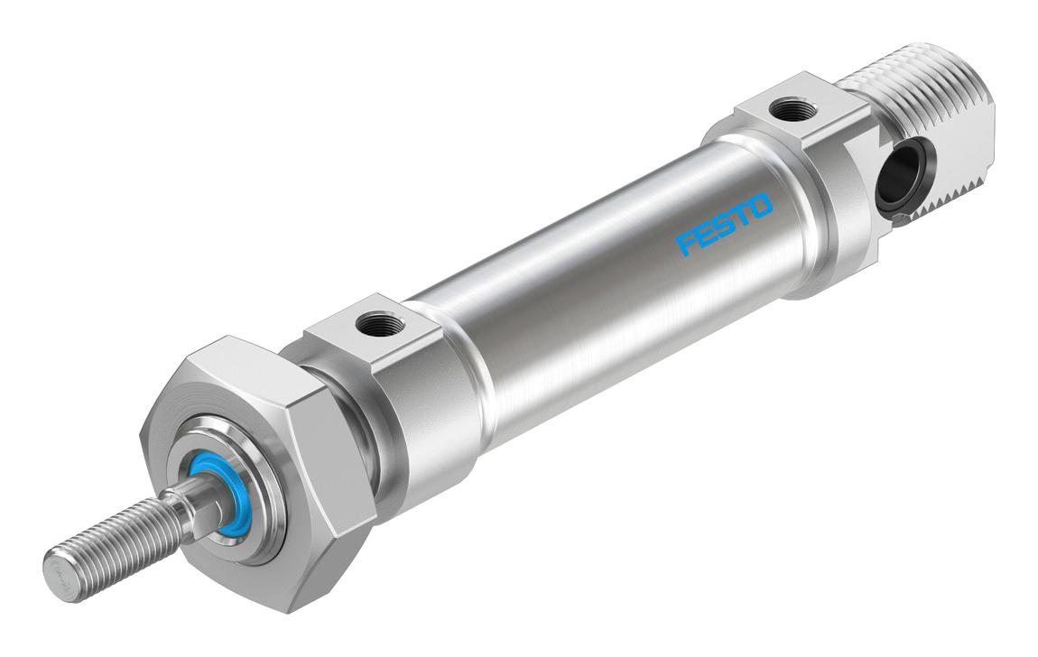 Festo Dsnu-16-15-P-A Cylinder, Dbl Acting, 16mm, 10Bar, 15mm