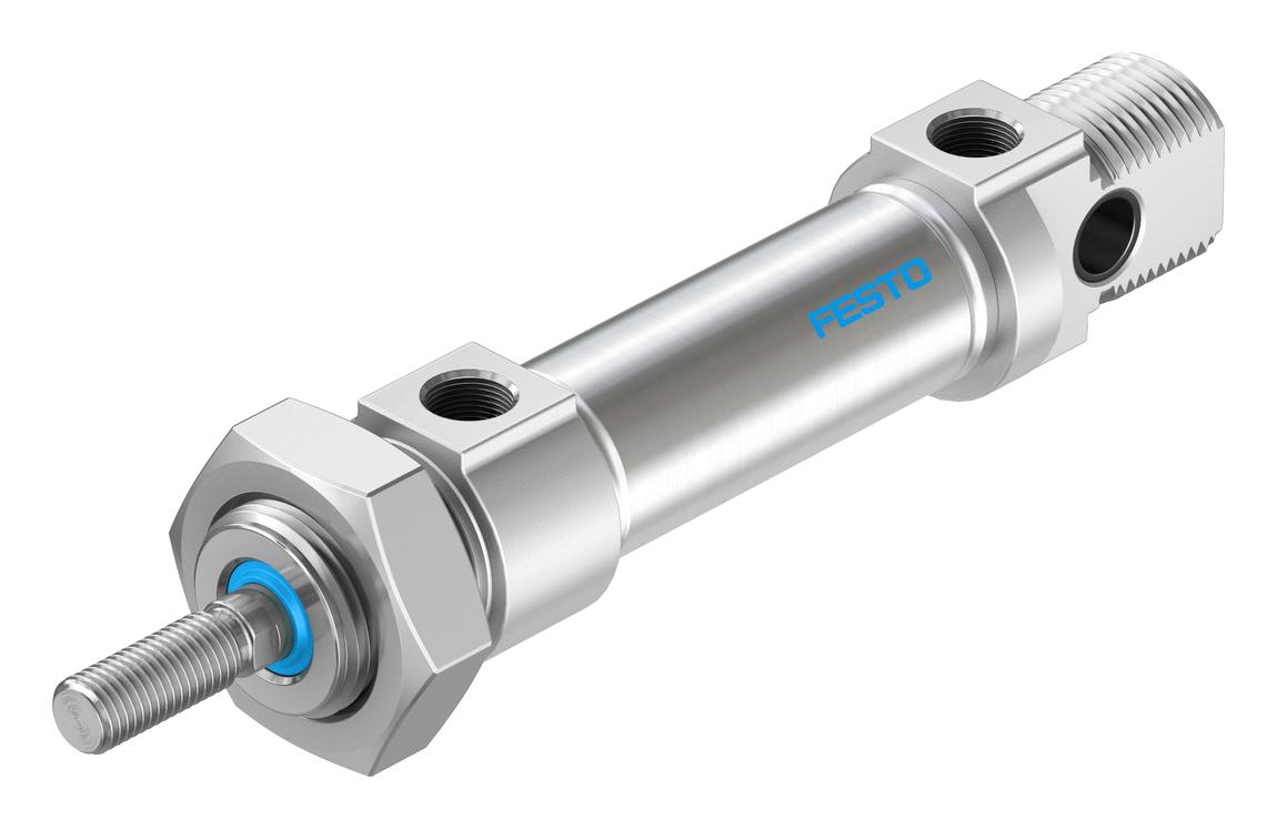 Festo Dsnu-20-20-Pps-A Cylinder, Dbl Acting, 20mm, 10Bar, 20mm