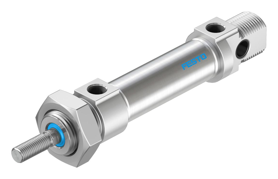 Festo Dsnu-20-30-Pps-A Cylinder, Dbl Acting, 20mm, 10Bar, 30mm