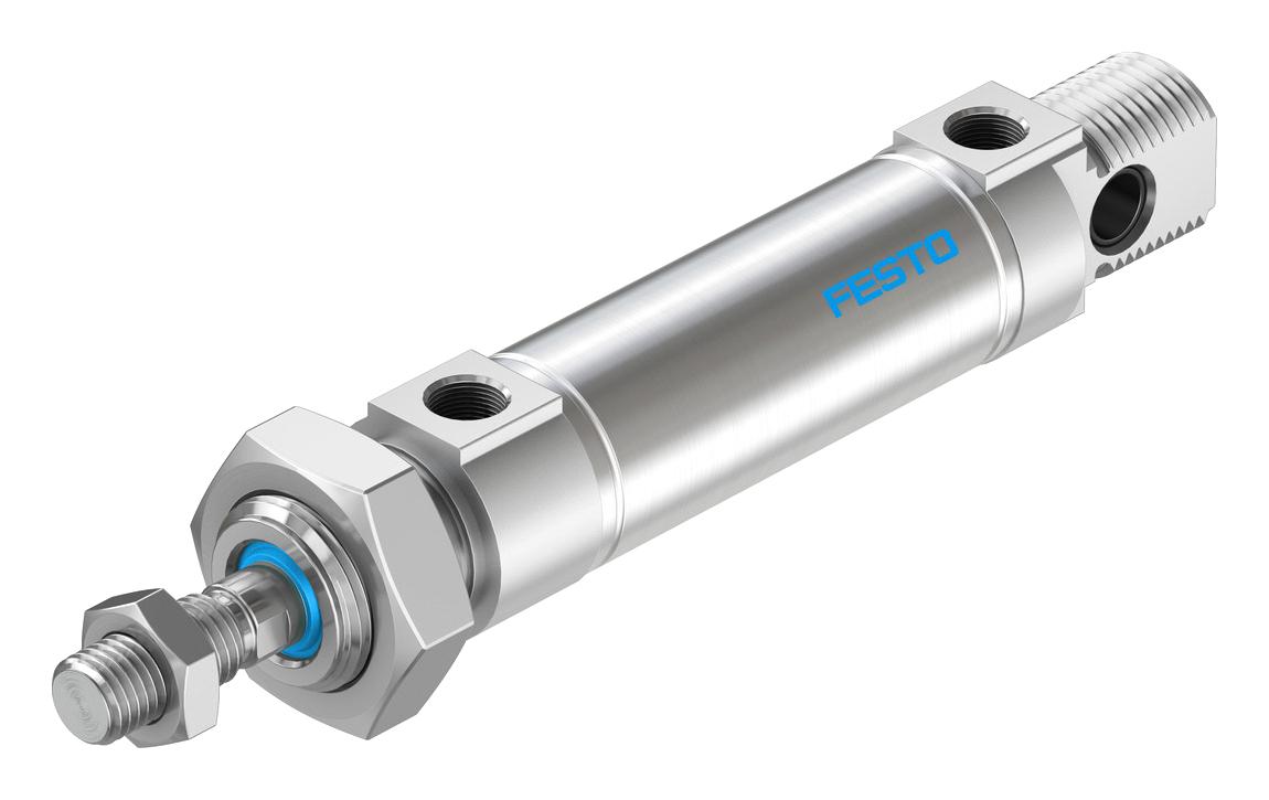 Festo Dsnu-25-30-P-A Cylinder, Dbl Acting, 25mm, 10Bar, 30mm