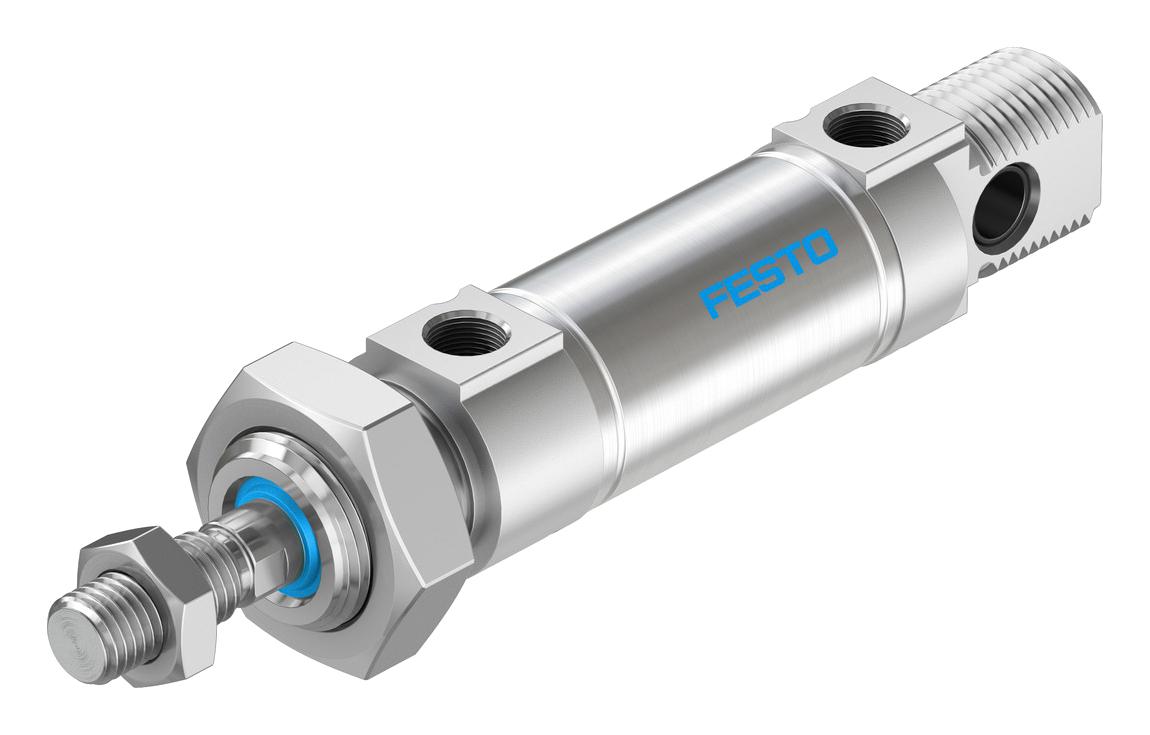 Festo Dsnu-25-10-Ppv-A Cylinder, Dbl Acting, 25mm, 10Bar, 10mm