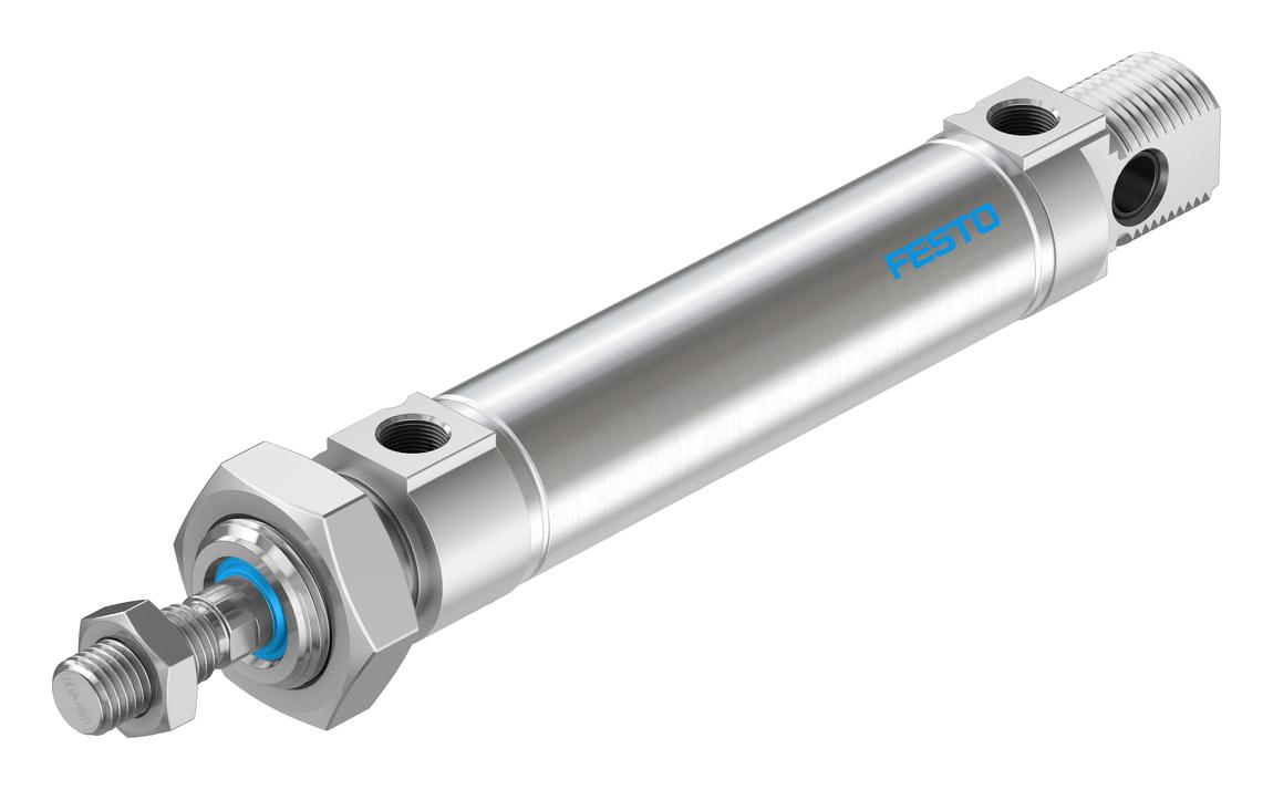 Festo Dsnu-25-60-Ppv-A Cylinder, Dbl Acting, 25mm, 10Bar, 60mm