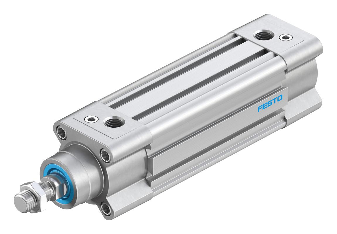 Festo Dsbc-40-80-D3-Ppva-N3 Cylinder, Dbl Acting, 40mm, 12Bar, 80mm