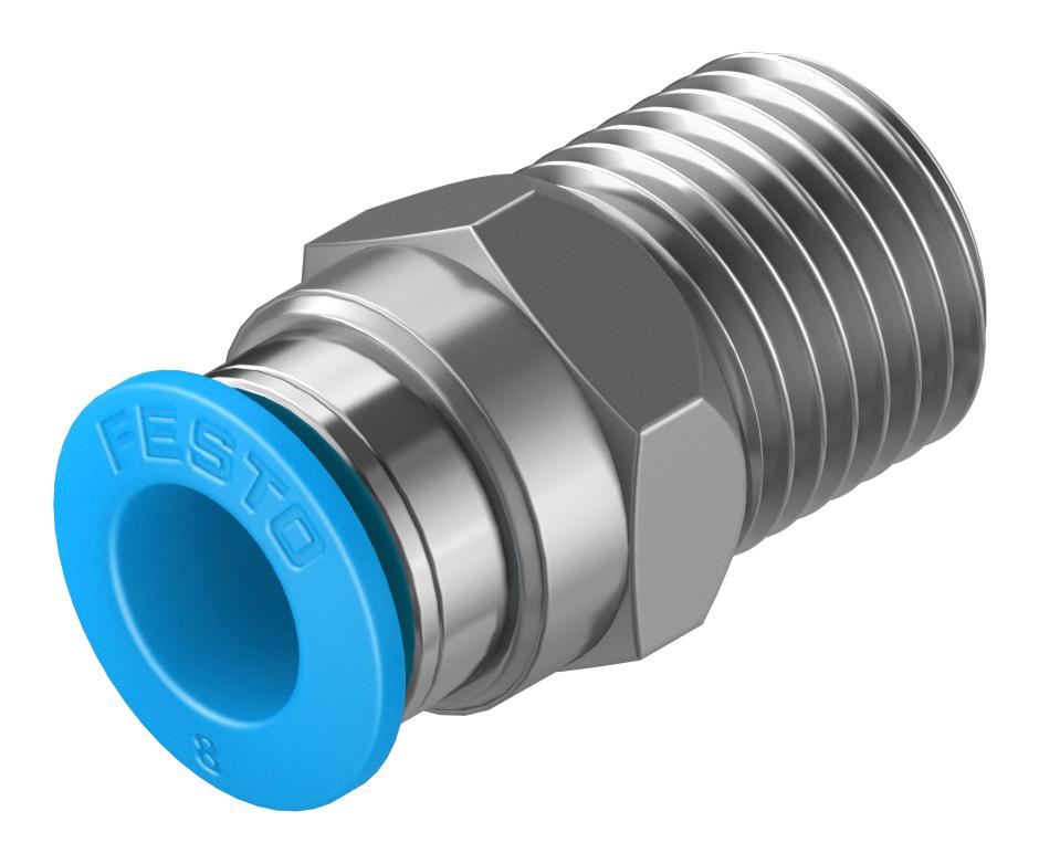 Festo 153005 Push-In Fitting, 8mm, R1/4