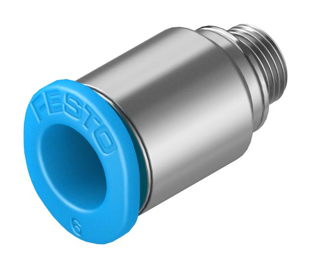 Festo 153317 Push-In Fitting, 6mm, M5, 9.8mm