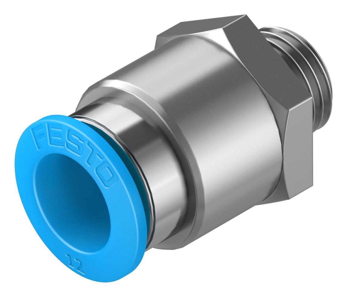 Festo Qs-G1/4-12 Push-In Fitting, 12mm, G1/4