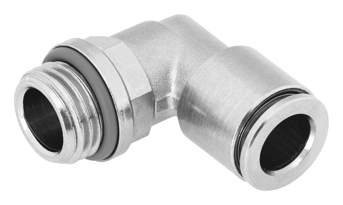 Festo Npqh-L-G38-Q14-P10 Push-In L-Fitting, 14mm, G3/8, 20Bar