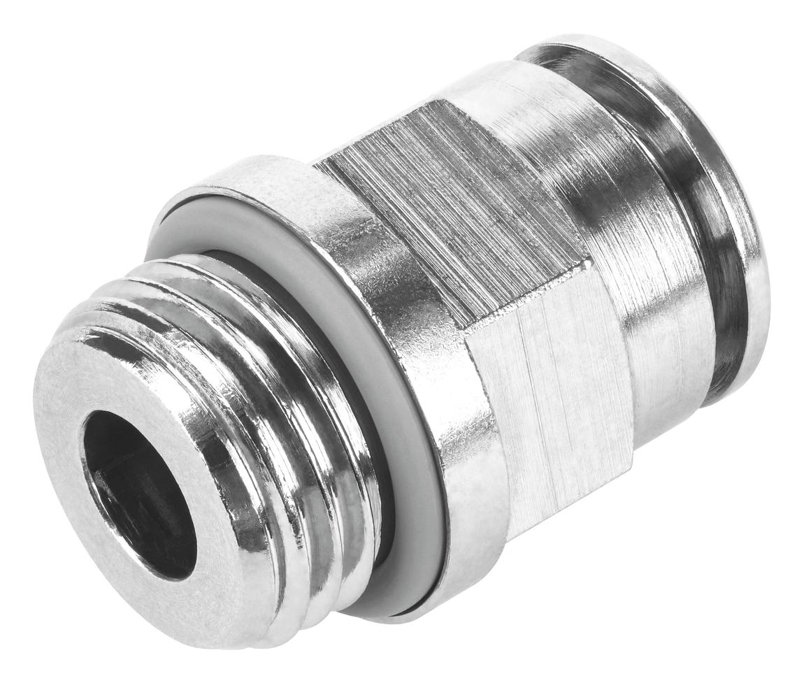 Festo Npqh-D-G14-Q10-P10 Push-In Fitting, 10mm, G1/4, 20Bar