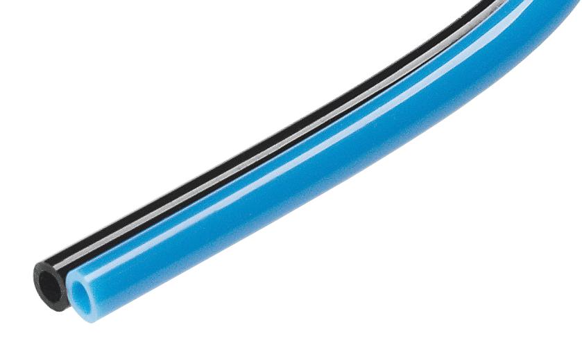 Festo Pun-H-6X1-Duo Plastic Tubing, 10Bar, Pu, 50M, Blue/blk