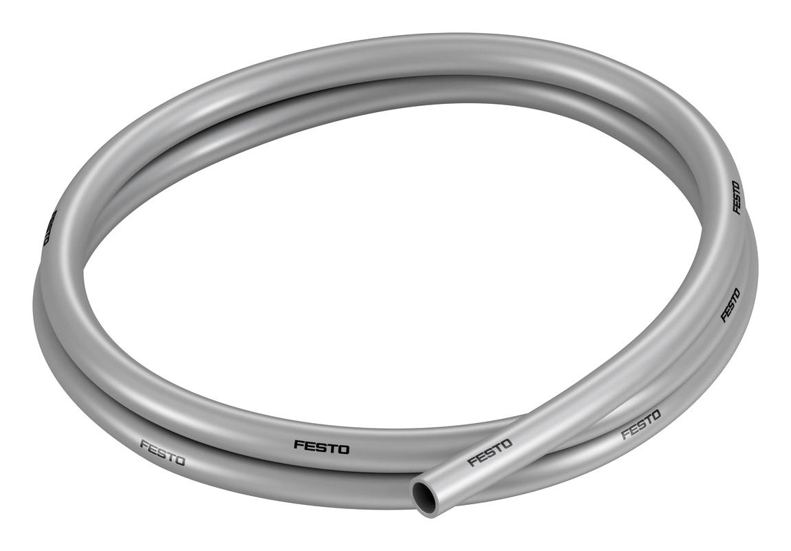 Festo Pun-H-10X1,5-Si Plastic Tubing, 10Bar, Pu, 50M, Silver