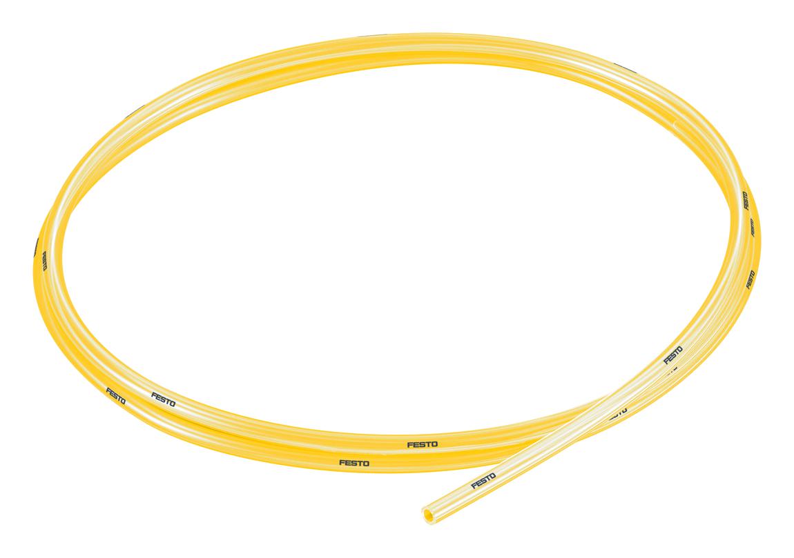 Festo Pun-H-4X0,75-Tge Plastic Tubing, 10Bar, Pu, 50M, Yellow