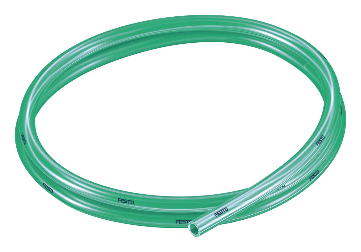 Festo Pun-H-8X1,25-Tgn Plastic Tubing, 10Bar, Pu, 50M, Green