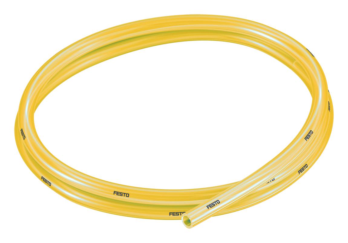 Festo Pun-H-8X1,25-Tge Plastic Tubing, 10Bar, Pu, 50M, Yellow