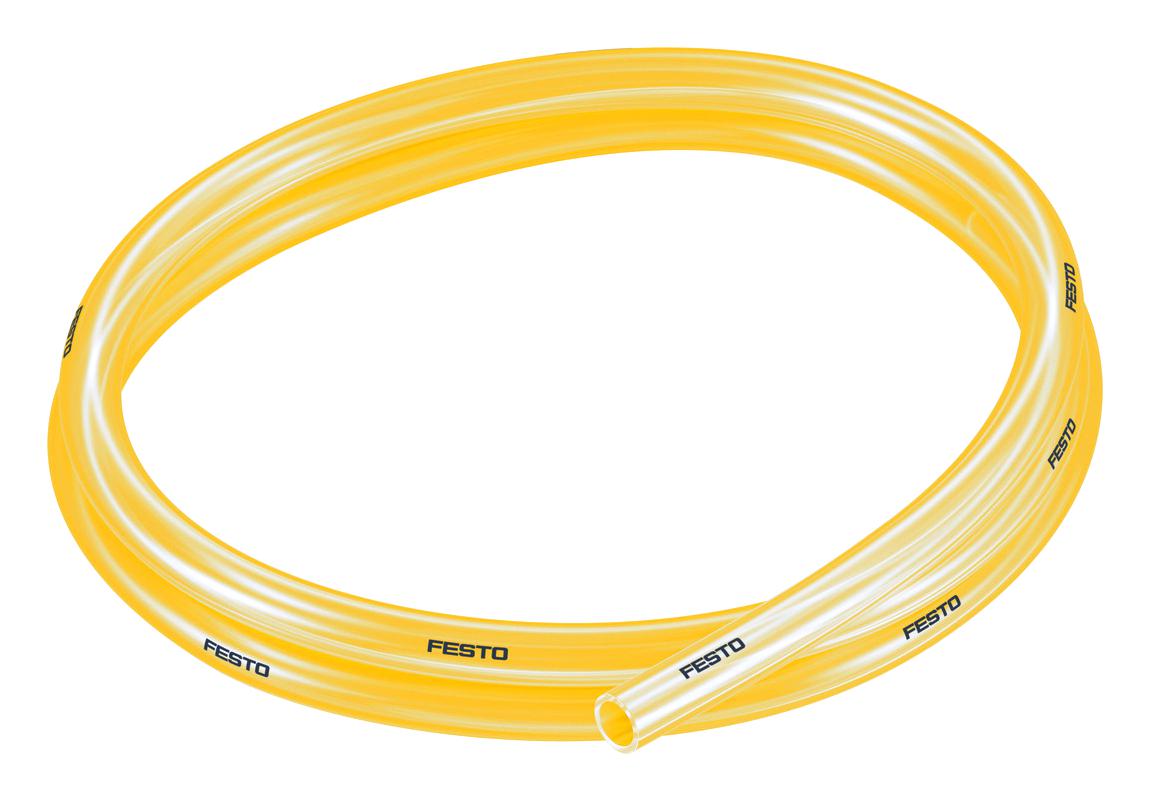 Festo Pun-H-10X1,5-Tge Plastic Tubing, 10Bar, Pu, 50M, Yellow