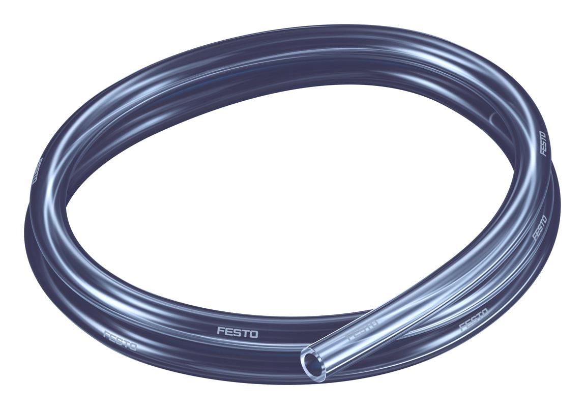 Festo Pun-H-12X2-Tsw Plastic Tubing, 10Bar, Pu, 50M, Black