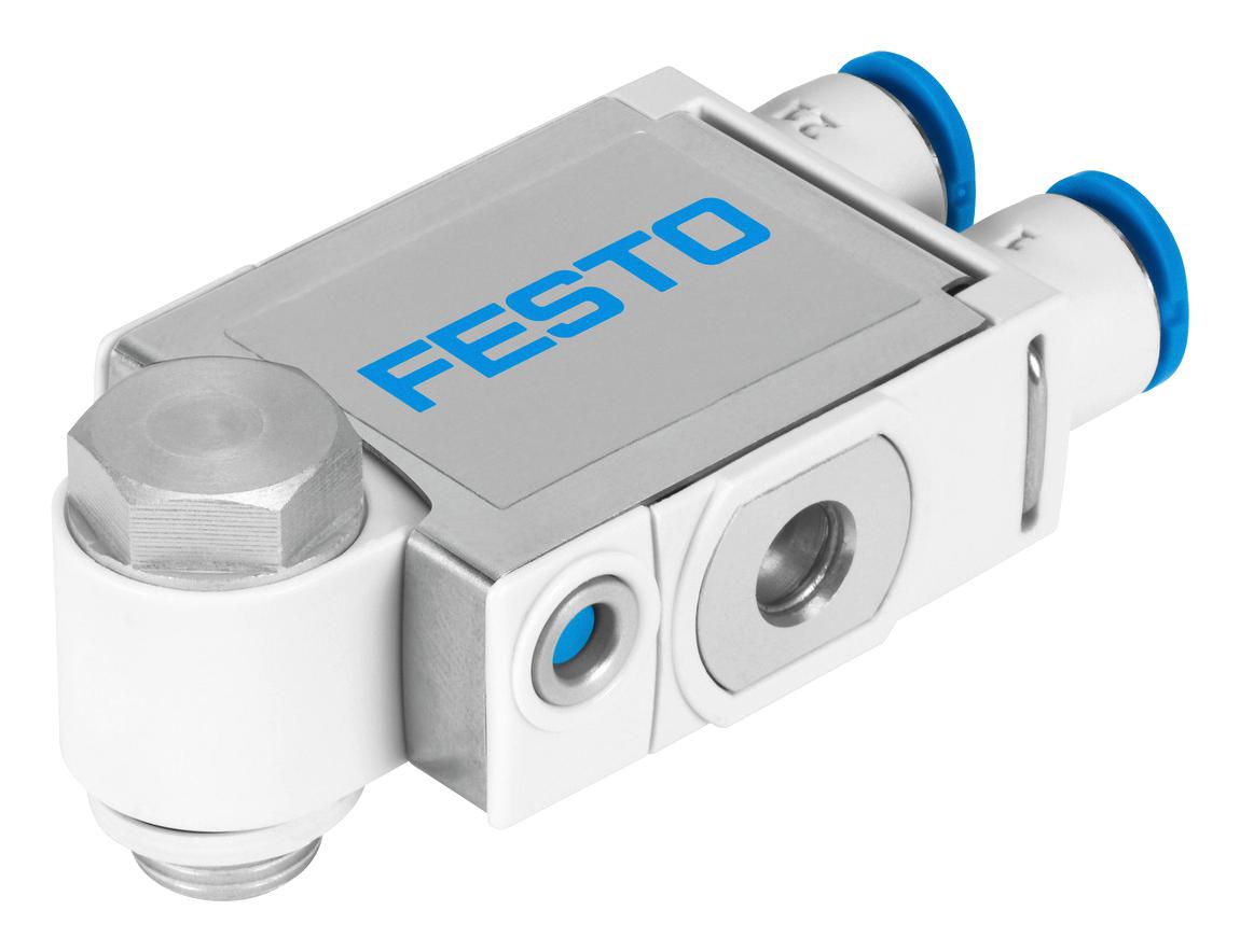 Festo Vfof-Le-Bah-G18-Q6 1-Way Flow Ctrl Valve, Qs-6-G1/8, 10Bar