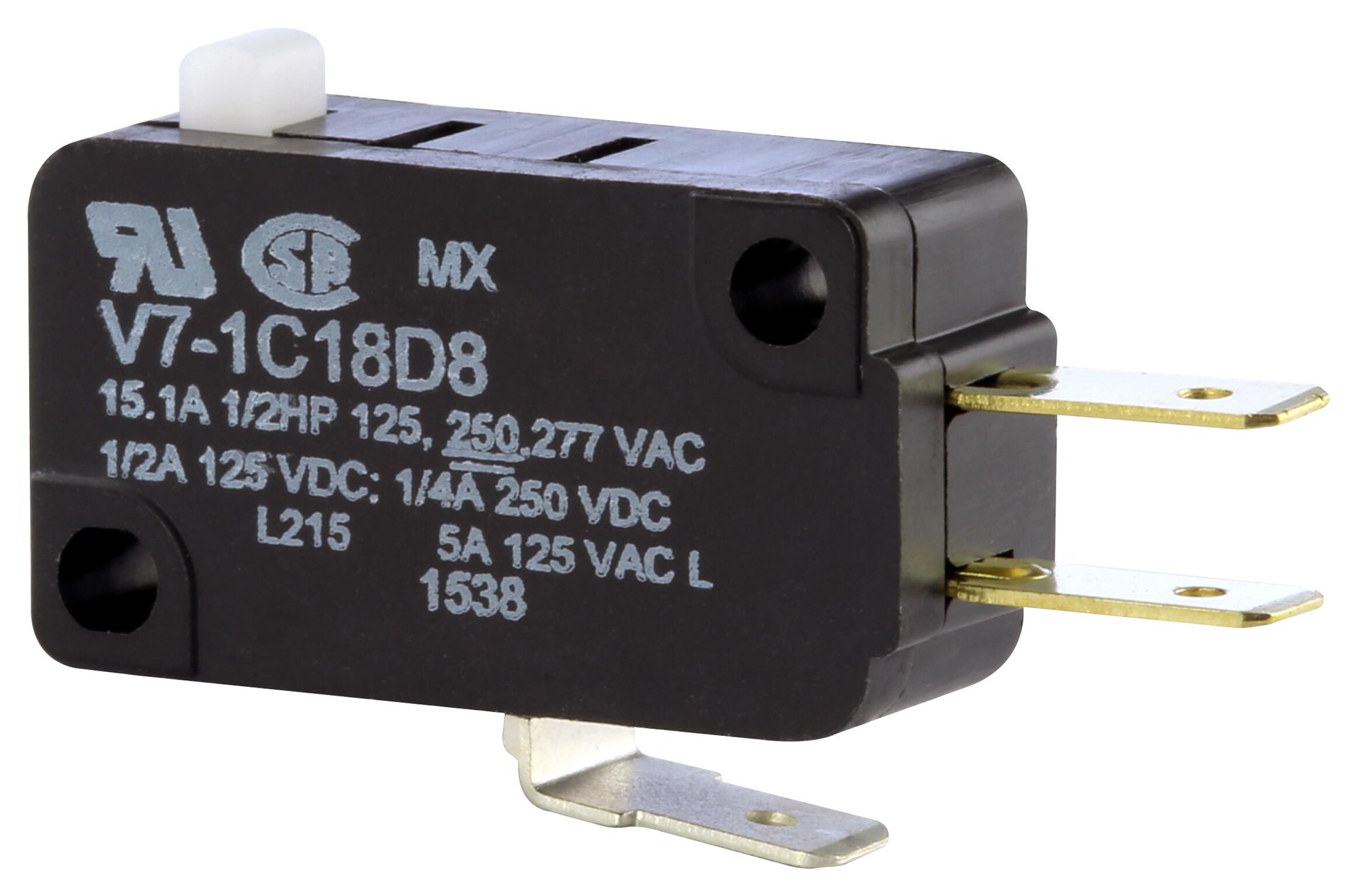 Honeywell/partner Stock V7-1C18D8 Microswitch, Miniature