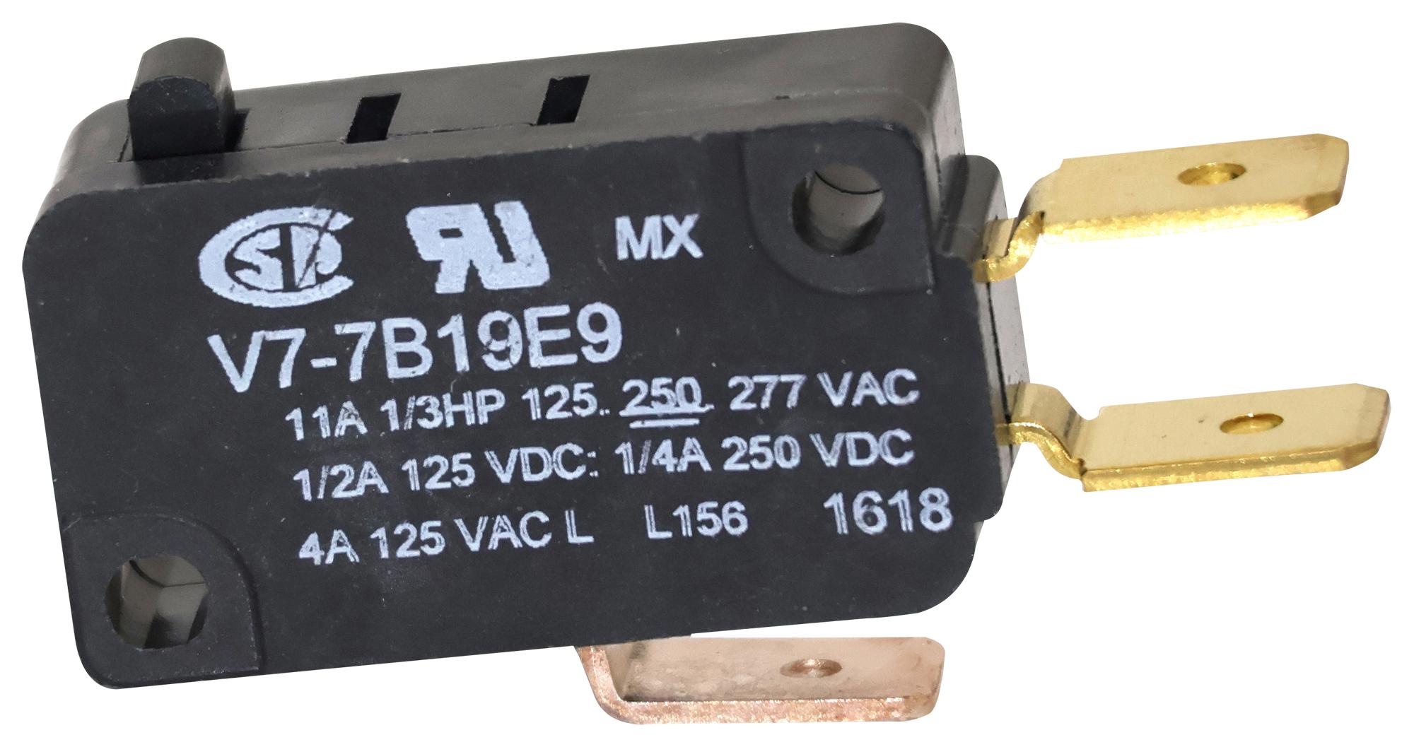 Honeywell/partner Stock V7-7B19E9 Microswitch, Miniature