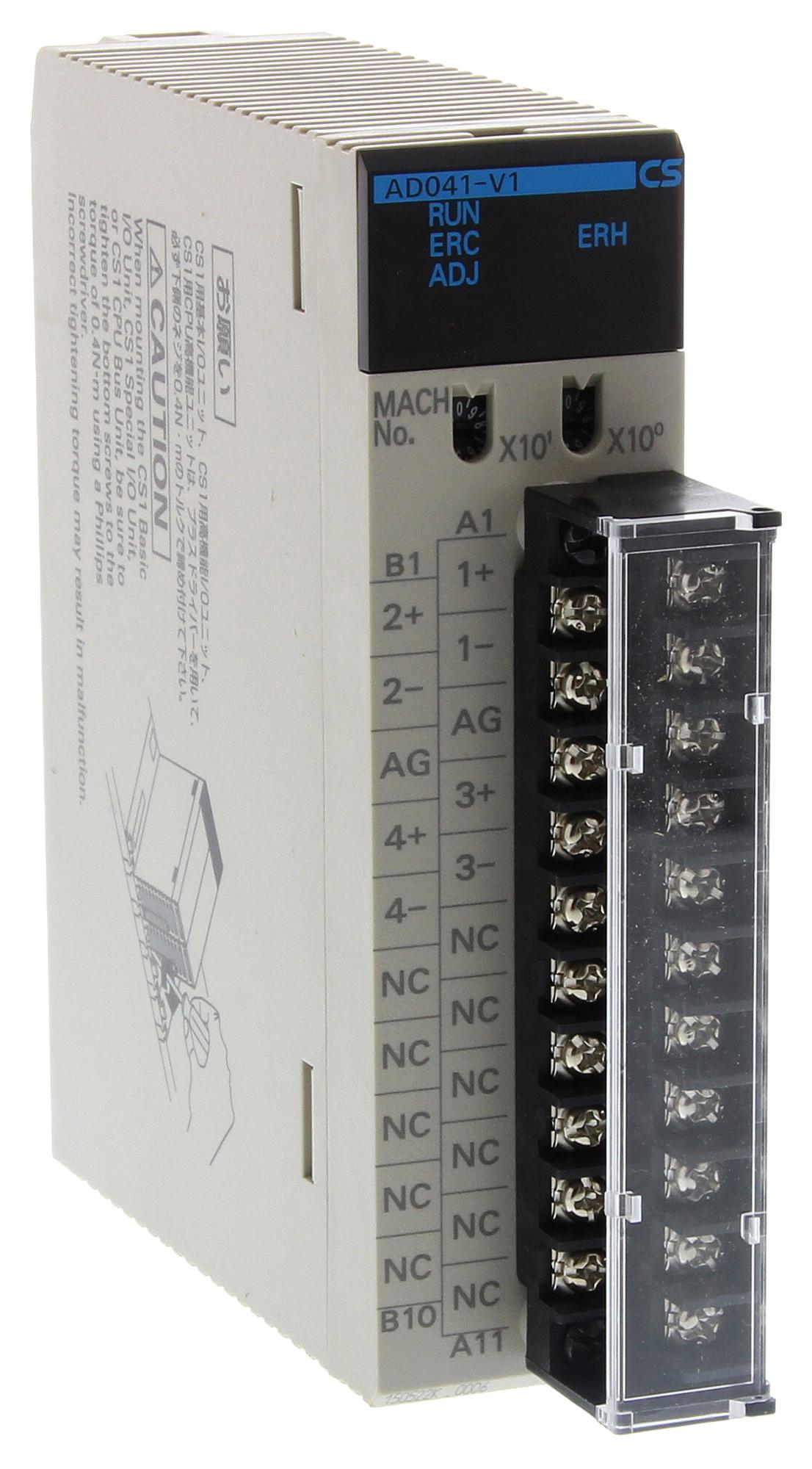 Omron Industrial Automation Cs1W-Ad041-V1 Plc Analogue Input