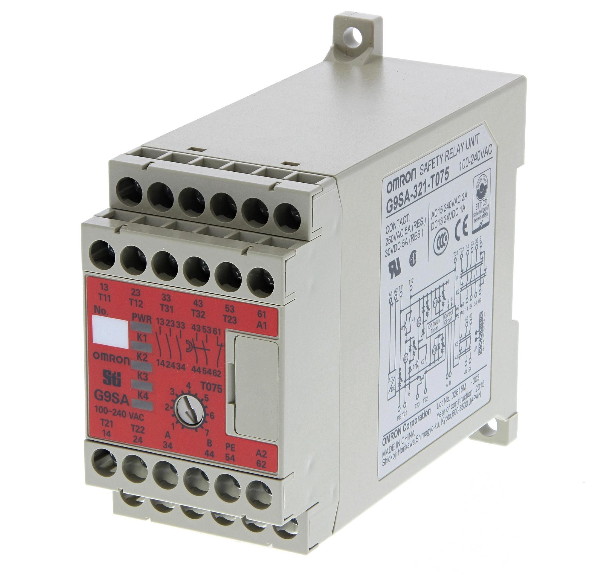 Omron Industrial Automation G9Sa-321-T15 Ac/dc24 Safety Relays