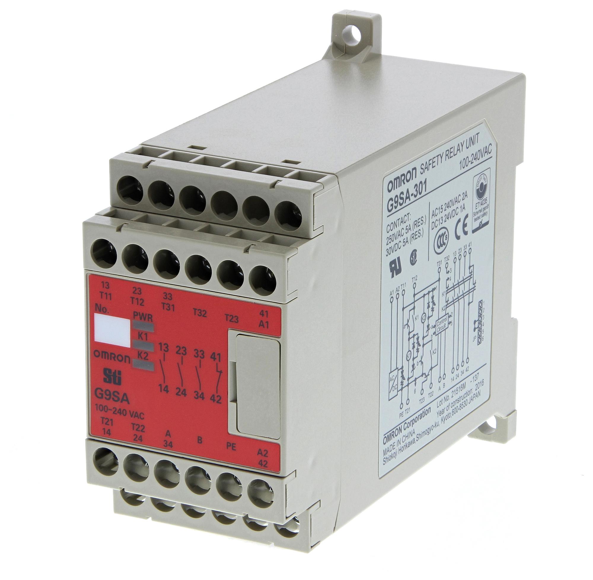 Omron Industrial Automation G9Sa-501 Ac/ Dc24 Safety Relays