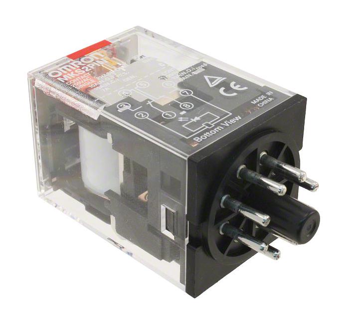 Omron Industrial Automation Mks2Pin Ac110 Power Relay, Dpdt, 110V, 10A, Socket